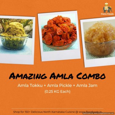 Amla Pickle + Amla Jam + Amla Tokku = Amazing Amla Combo